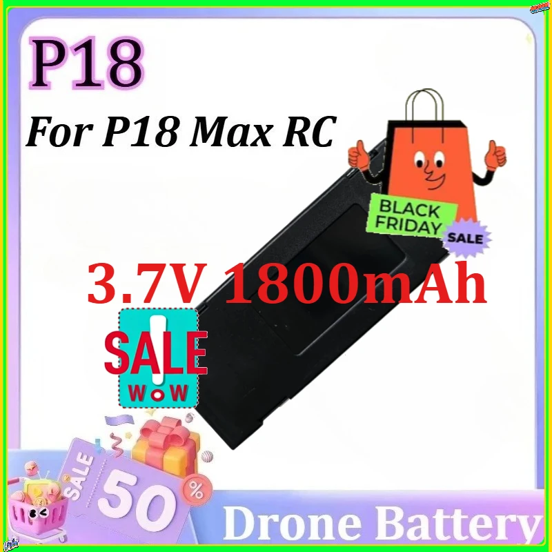 

552556 P18 for P18 Drone Battery Accessories 3.7V 1800mAh Drone Battery Max RC Drone Spare Parts