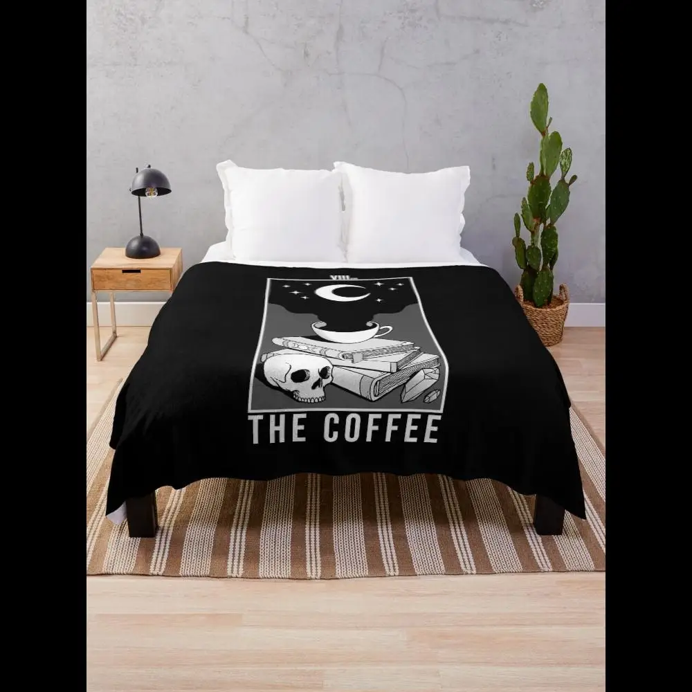 

Cozy Coffee Throw Blanket Perfect for Living Room or Bedroom Soft and Warm Home Textile