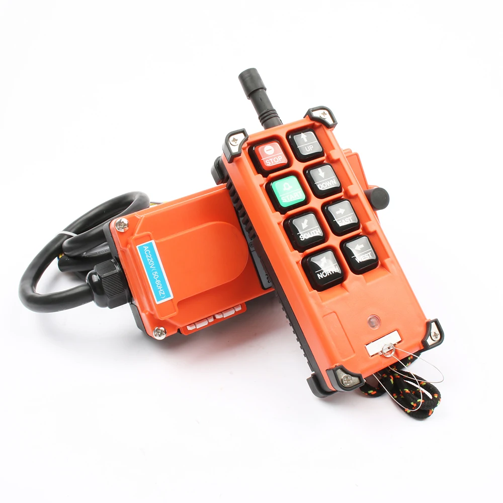 High quality F21-E1B VHF/UHF Industrial Wireless Radio Crane Remote Control 2 Transmitters 1 Receiver  for Hoist Crane Lift