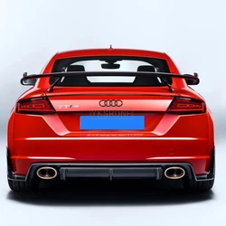 KLSHIRU Car Styling TT RS MK3 warhead speed Style Carbon Fiber Rear Spoiler Wing For AUDI TT Car styling spoilers