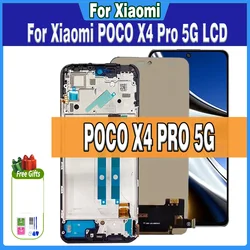 High quality 6.67'' For Xiaomi Poco X4 Pro 5G LCD 2201116PG Touch Screen For Poco X4Pro 5G LCD Digitizer Assembly Replacement