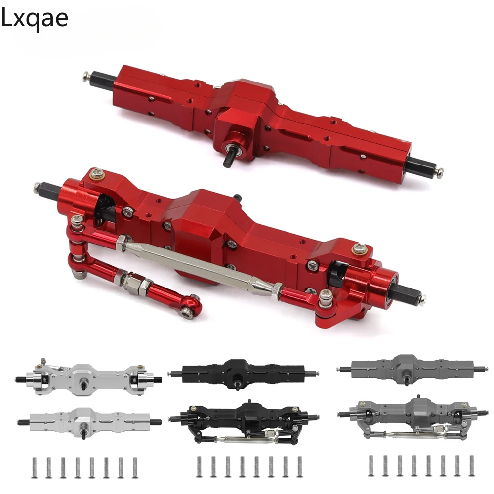 Metal Upgrade Front Rear Axle Assembly For WPL 1/10 C74 1/16 C14 C24 C34 C54 B14 B24 Feiyu JJRC RC Car Spare Parts Accessories