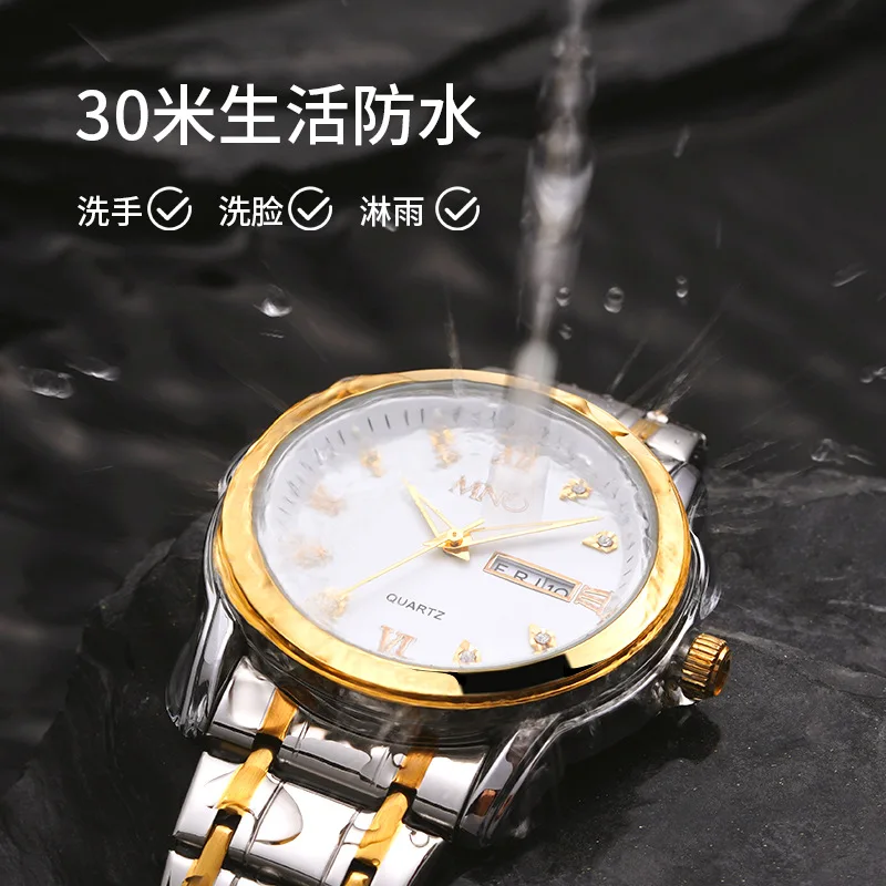 SOURCE Factory Brand Classic Men's Watch Men's Non-Mechanical Watch Quartz Week Calendar Direct Sales Wholesale