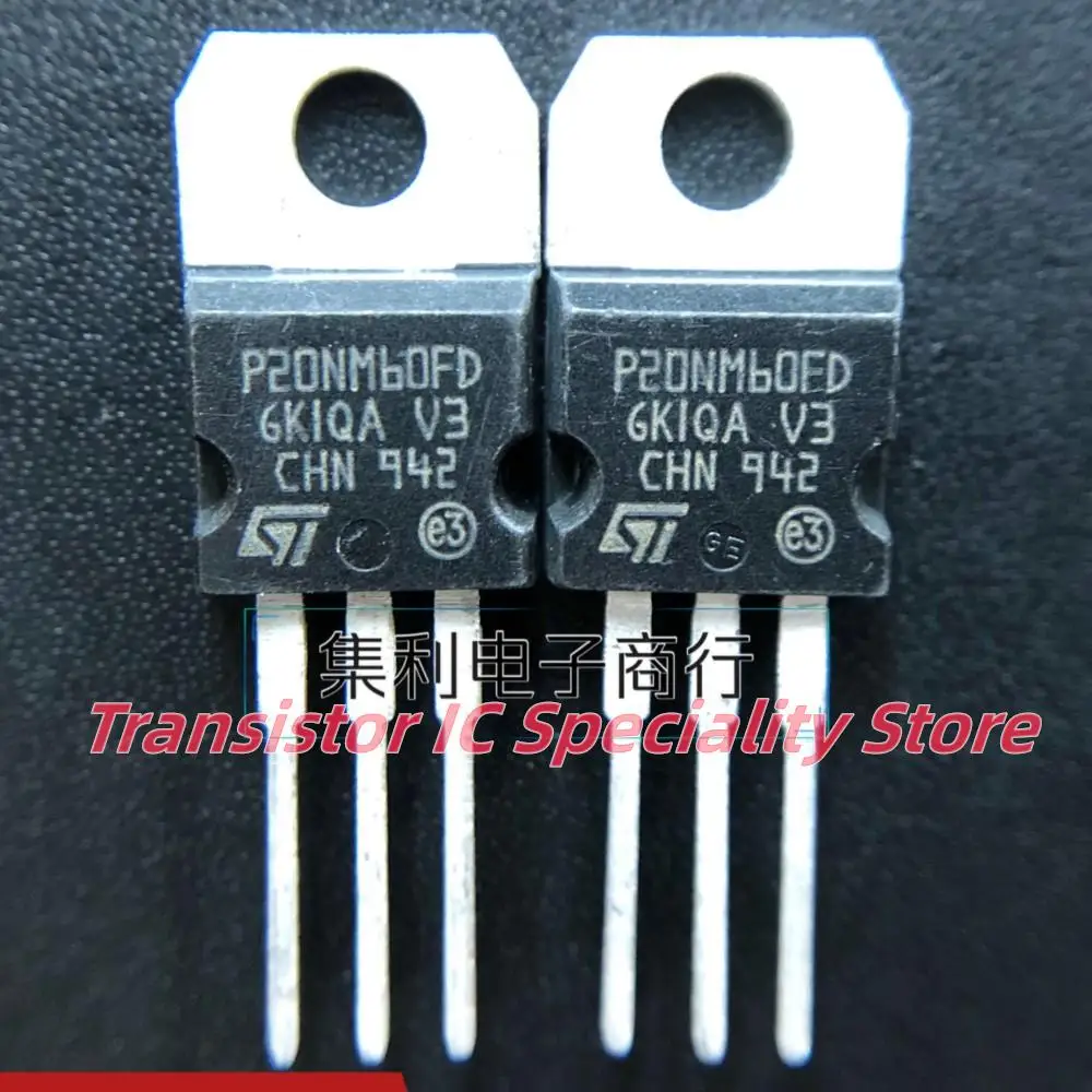 5PCS-10PCS  STP20NM60FD P20NM60FD  MOS TO-220 600V 20A Imported  Original  Best Quality