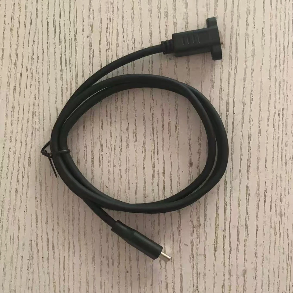 

Удлинительный провод USB C «мама» на USBc «папа» Удлинительный кабель для передачи данных Удлинительный кабель USB 3.1 типа c с винтом для монтажа на панели,