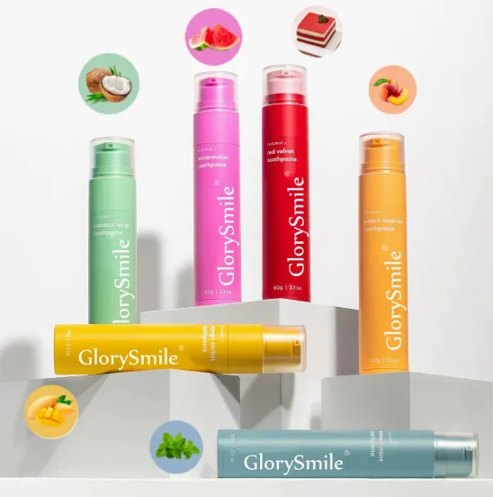 Watermelon Peach Mint Coconut PAP+ Whitening Toothpaste GlorySmile Fresh Breath Crystal Gel Oral Care Fruit-flavored Toothpaste