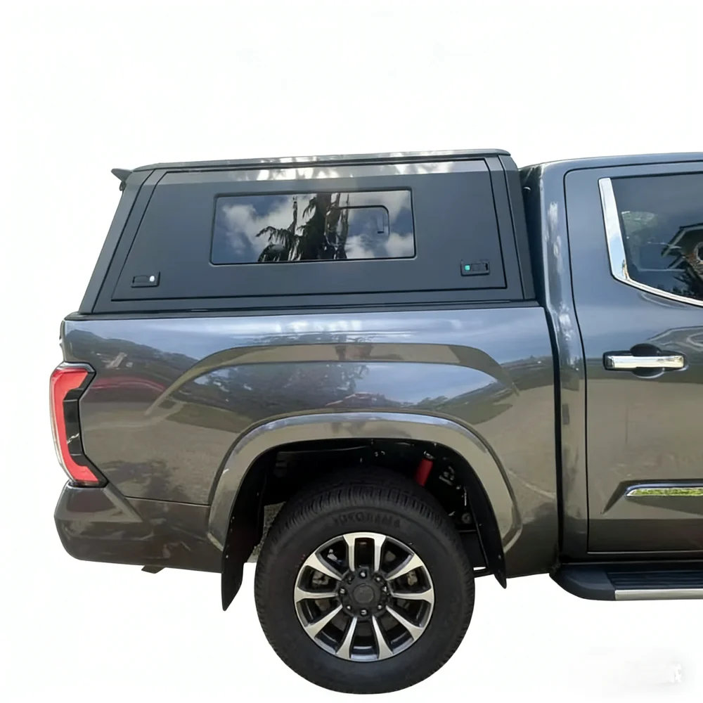 

Dream Garage 4x4 Pickup Truck Dual Cab Aluminum Manual Waterproof Pickup Bed Caps Canopy Topper For Ranger /F150/ TA