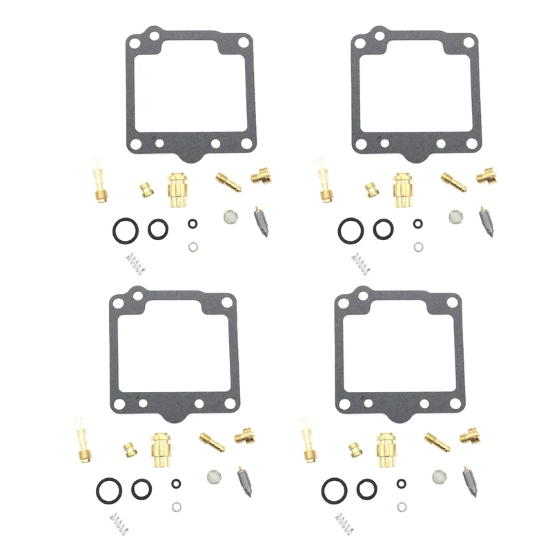 4Set Motorcycle Carburetor Repair Kit Gasket For Suzuki GS550E/L 1980-1982 GS550M GS550T GS 550 GS550 E L M T