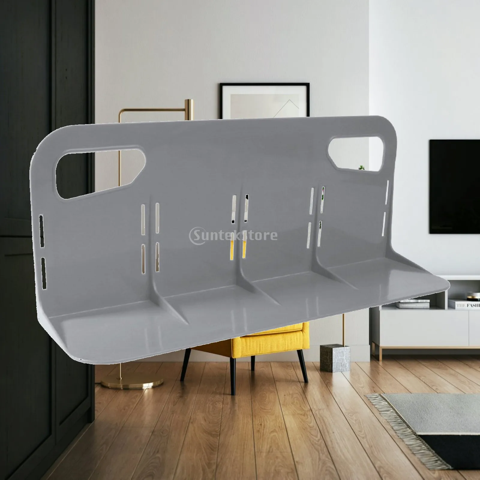 Plastic Car Trunk Organizer Adjustable Storage Divider Space Saving Vehicle Cargo Holder for Luggage or Groceries