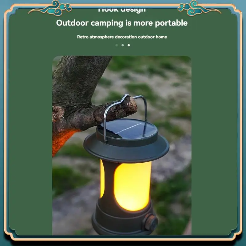 

Latest LED Rechargeable Camping Lantern, Rotary Dimming Solar Lantern, Light Weight Camping Lanterns For Power Outages, Home