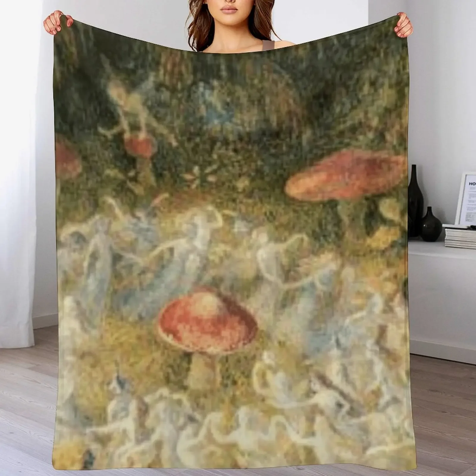 Robert Doyle: In Fairyland Illustration, Vintage Art Throw Blanket Soft Comfort Blanket for Reading Watching TV