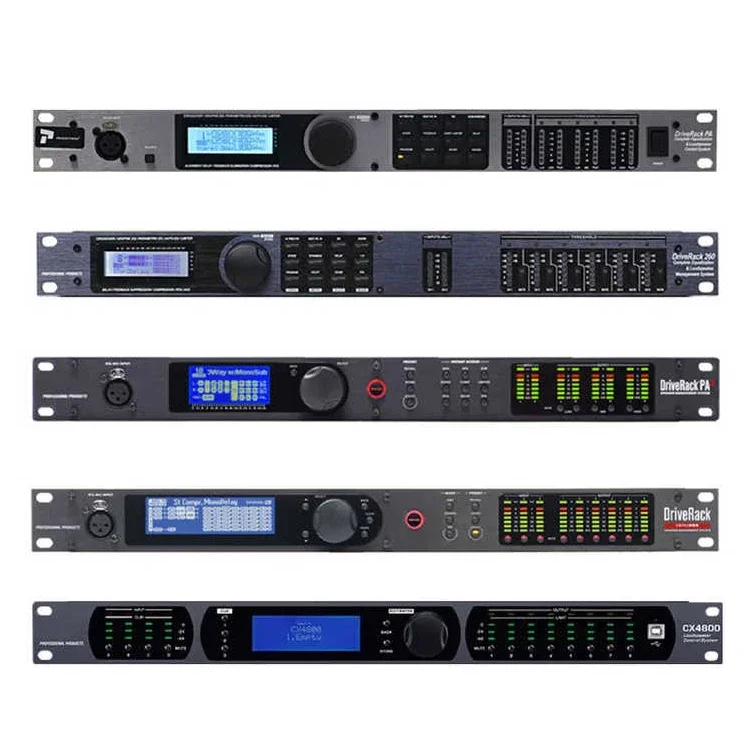 

Professional DSP Audio Processor Drive Rack DBX Driverack PA2 260 360 4800 Metal Management Speaker Effects Processor