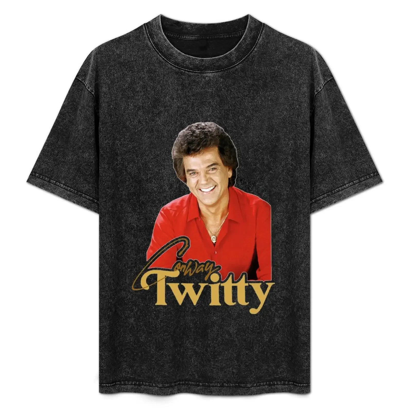 

Conway Twitty T-Shirt summer 2025 Luxury man funny costumes tshirts personalised men clothing
