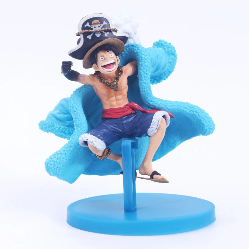 Anime One Piece 20th Anniversary Luffy Nami Zoro Sanji Chopper Brook Robin Franky Usopp PVC Action Figures Model Kids Toys Doll