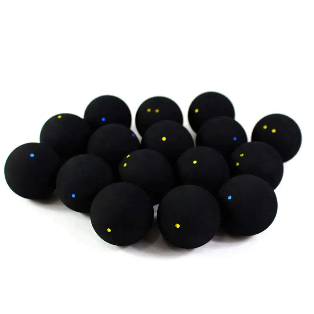 Long-lasting Combination Sets - Blue Dot Training Squash Balls Rubber Is Sturdy And Durable