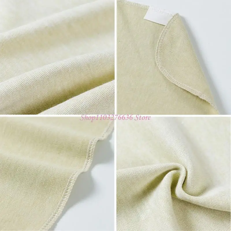 

R6FD Comfortable Toddler Feeding Towel Soft Cotton Saliva Towel Feeding Burp Cloth