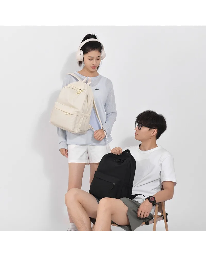 School bag High value Japanese simple campus backpack Korean version of college style student backpack Commuter bag Travel bag