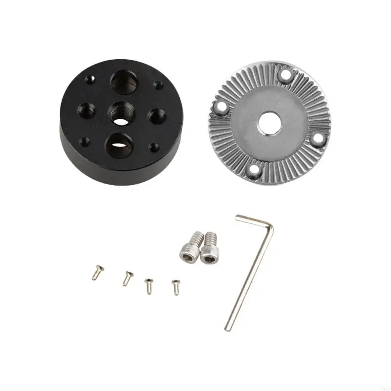 D5BB Conectores rosetero liviano Adaptador montaje con herramienta para equipos fotografía