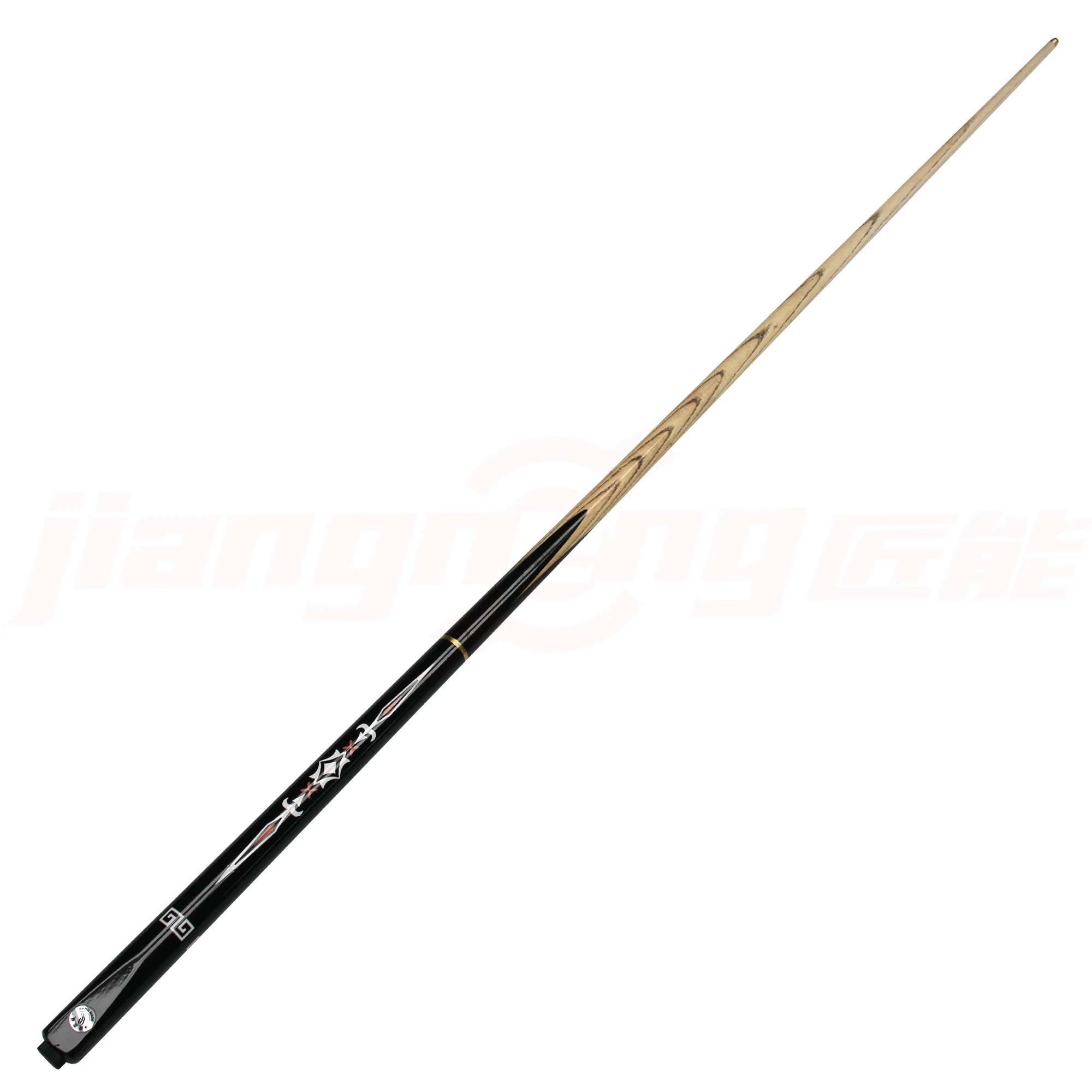 North American White Ash Pool Cue Unique Pattern Design 10mm Brass Explosion-Proof Ferrule Sustained Explosive Power