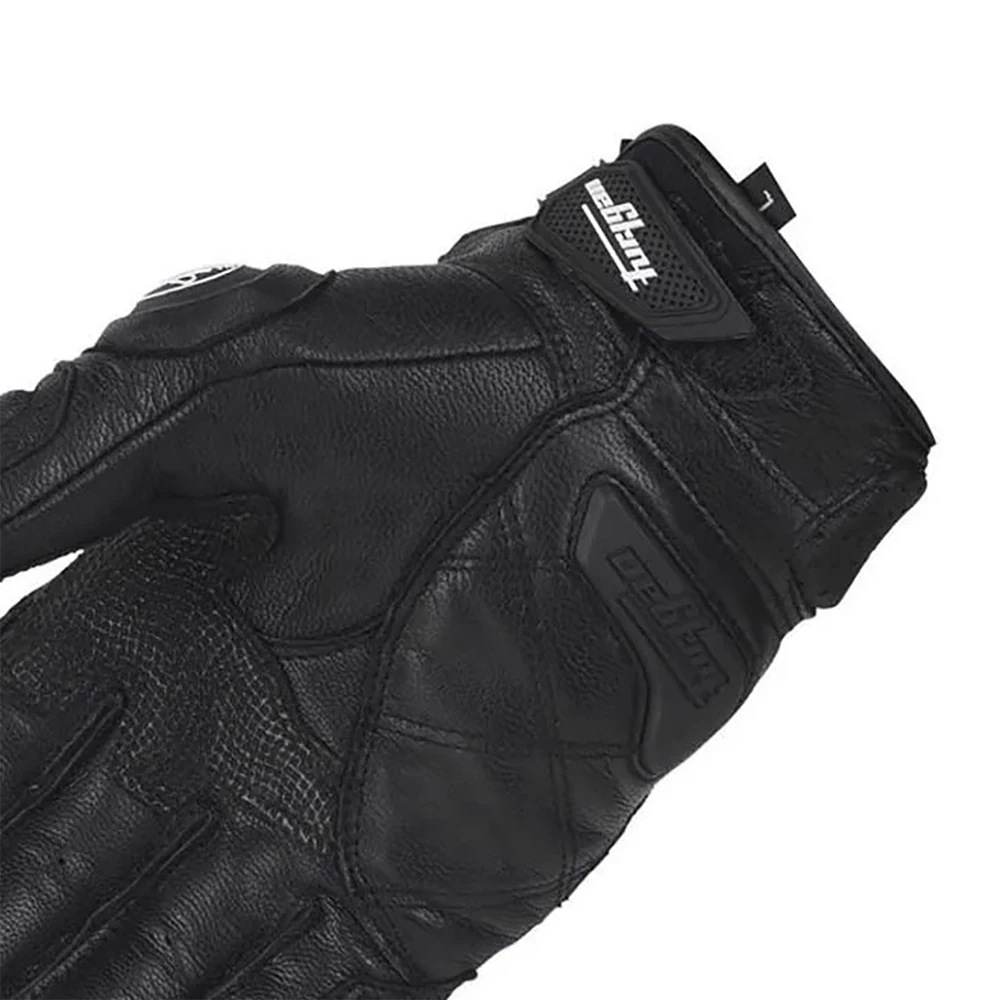 High Quality Genuine Leather Gloves Men\'s Luva Riding Moto Motorcycle Glove Guantes Protection Racing MOTO Protective Equipment