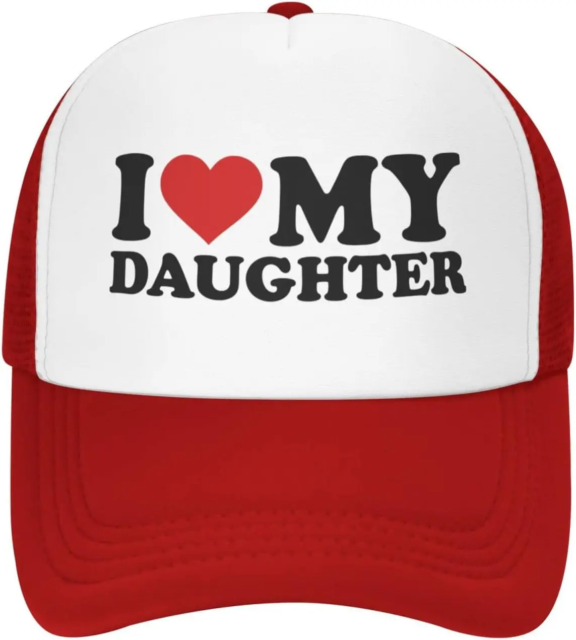 

I Love My Daughter I Heart My Daughter Gifts Baseball Cap Snapback Hat Adjustable Plain Dad Hat Mesh Cap Cool Hats