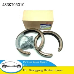 Genuine Parking Brake Repair Kit for Ssangyong Rexton Kyron Rear Handbrake Brake Shoe 483KT05010