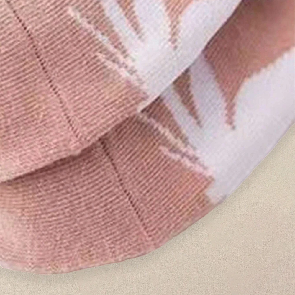 Pairs Printed Women Short Socks With Fashionable Versatile Leaf Pattern Socks Soft Lightweight And Breathable Casual Socks