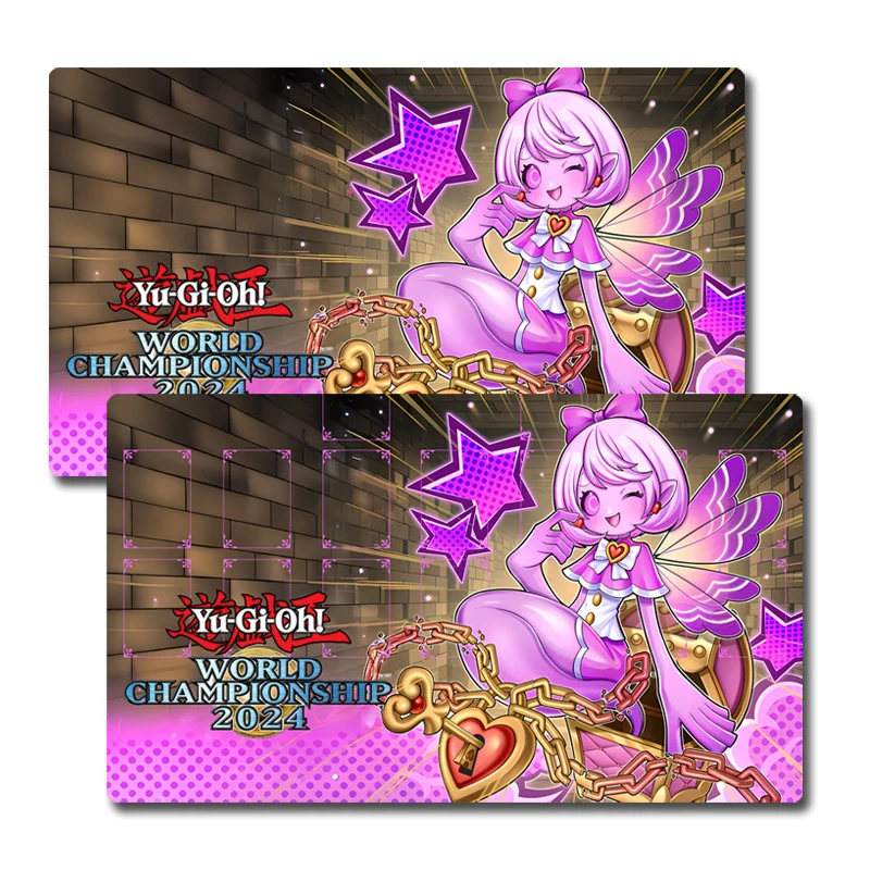 

Игровой коврик Yugioh Mimighoul Fairy Yu-Gi-Oh! TCG OCG Коллекционные карточные игры Коврик Duel Plate Резиновый коврик для карт Коврик для мыши