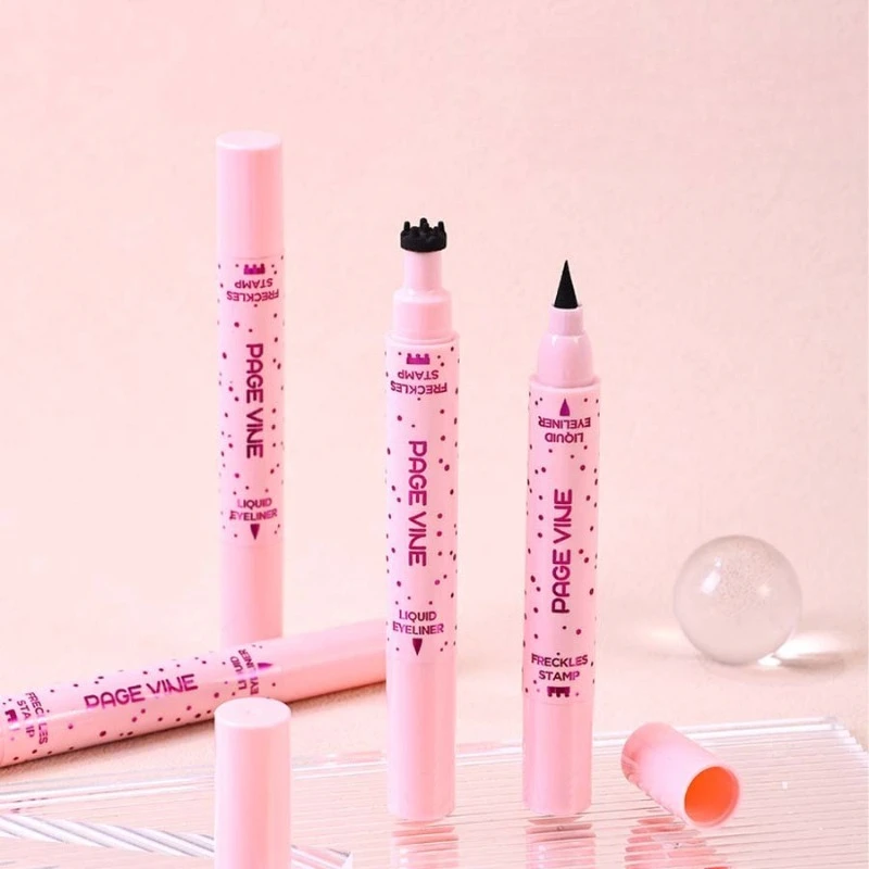 

Natural Freckle Pen Double-Ended Eyeliner Long-Lasting and Easy To Apply Freckle Eyeliner