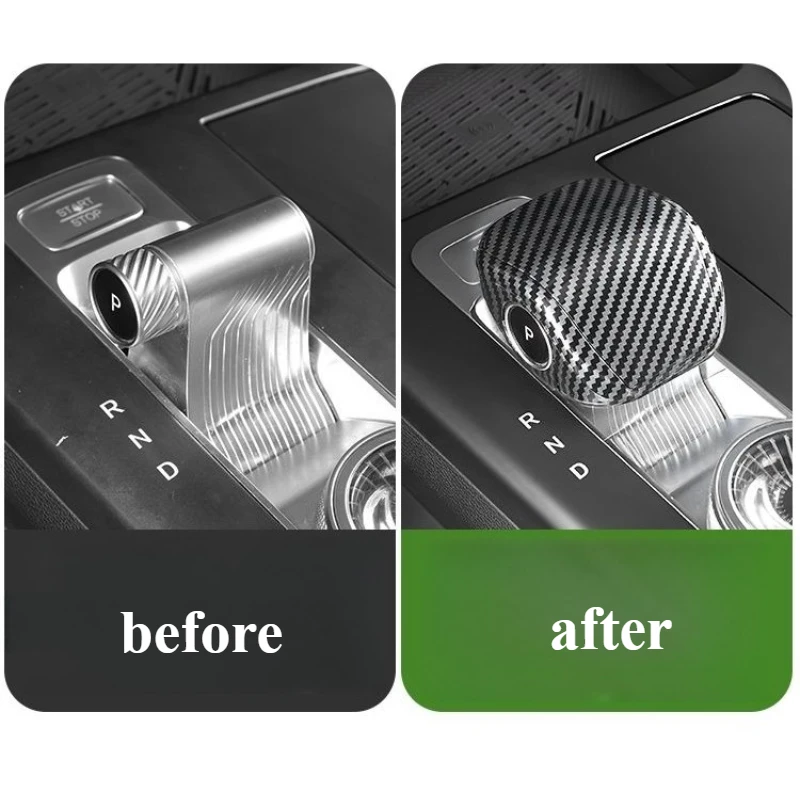 ل BAIC Bejing BJ30 2024 2025 تصفيف السيارة والعتاد التحول المقبض غطاء التحول ABS ملصق زينة اكسسوارات السيارات المعدلة