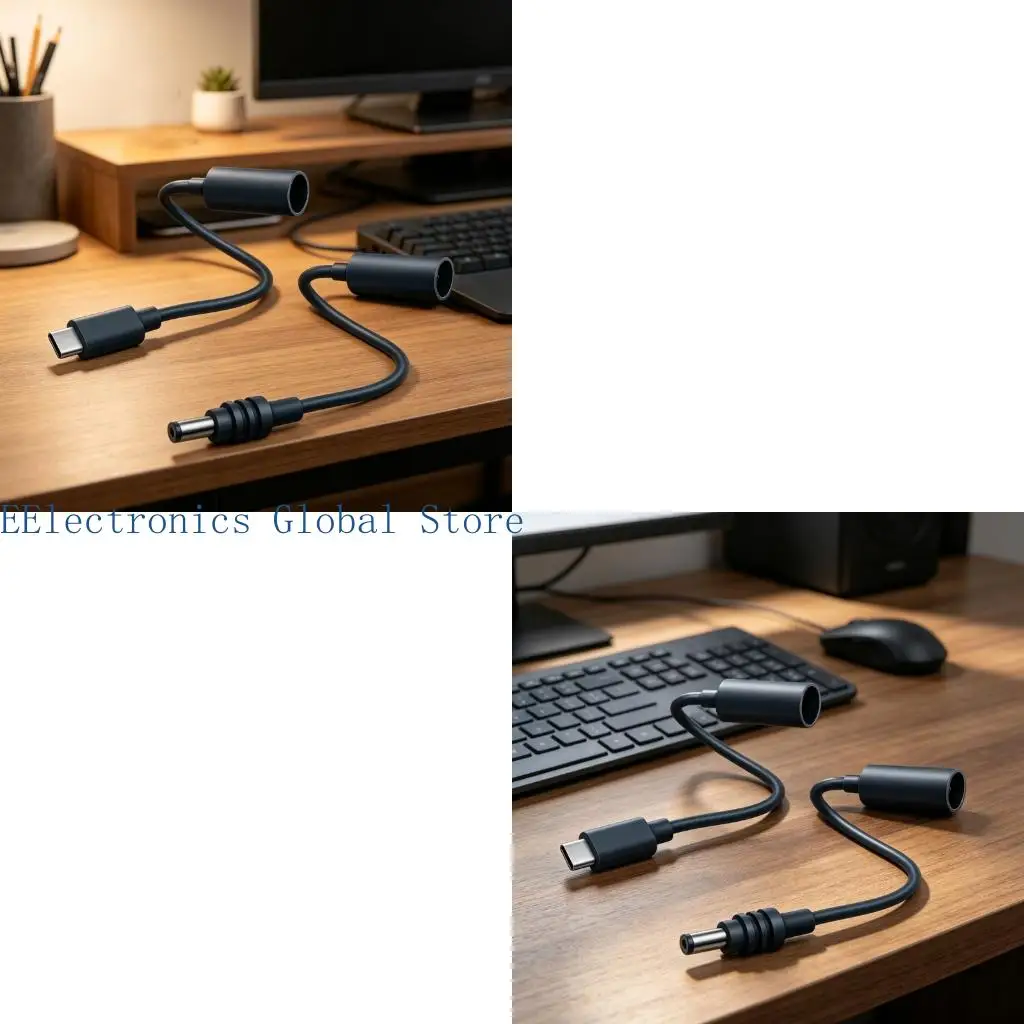 462B Multipurpose DC5521/Type C/ XT60 Power Connection Cable For Diverse Equipment