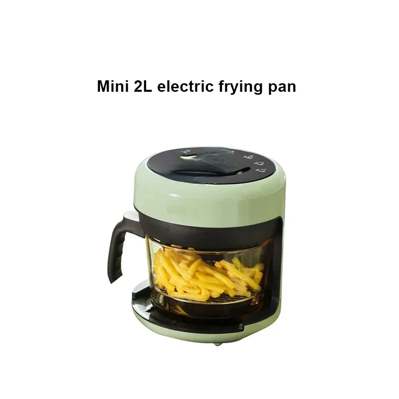 

electric air fryer oil free accessories fryer without oil green household on table for air fry