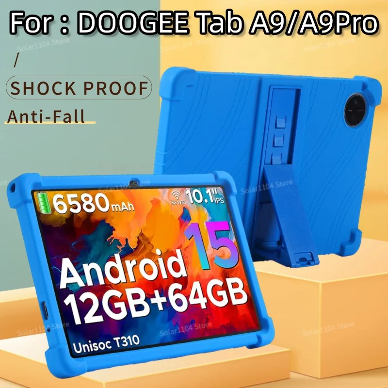 

DOOGEE Tab A9 Pro/DOOGEE Tab A9 Tablet 10.1-inch Silicone Seat Cover for DOOGEE Tab A9 Pro/A9 Kid-Friendly Soft Silicone