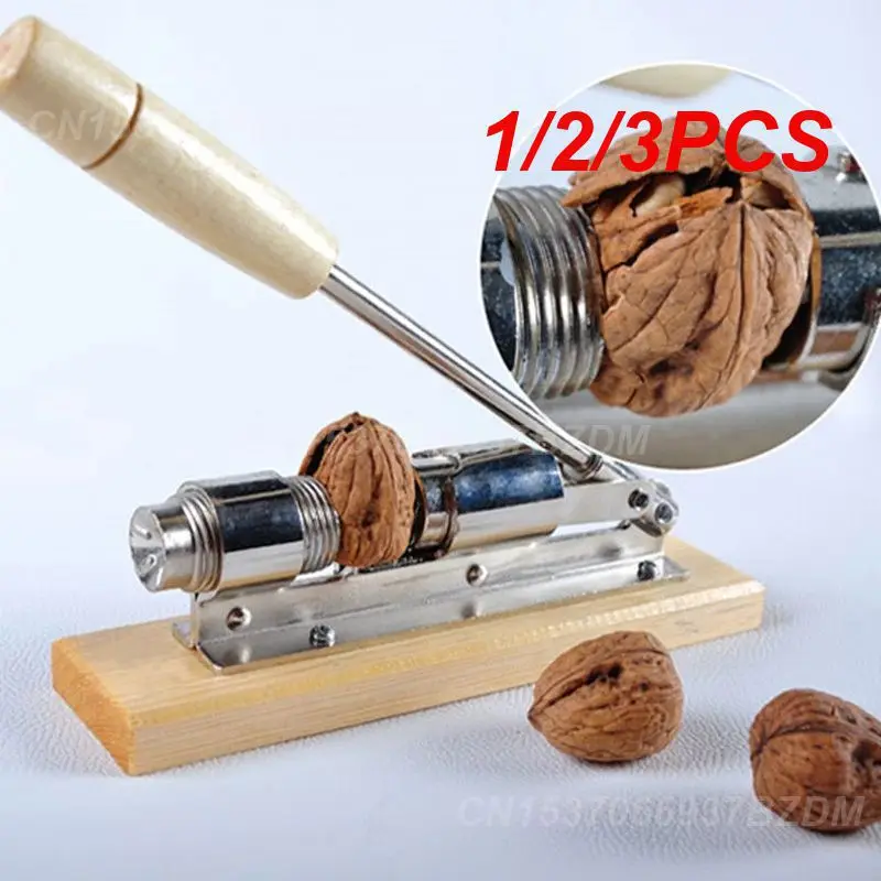 1/2/3PCS Nutcracker Crack Almond Plier Nut Hazelnut Hazel Pecan Heavy Duty Walnut Cracker Filbert Machine Sheller Kitchen Clamp