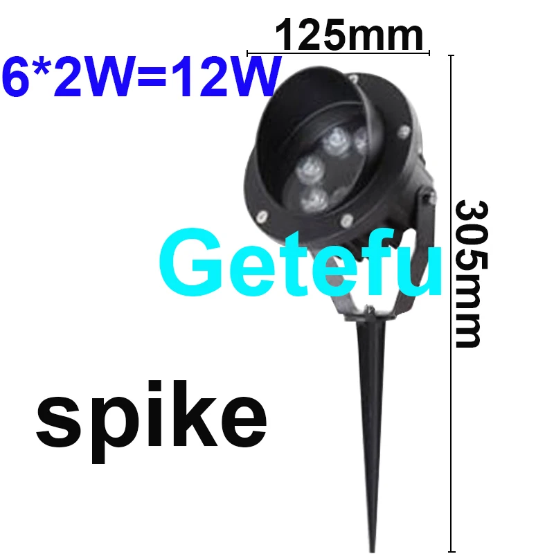 Led Landschapsverlichting 12W 18W 24W Buiten Schijnwerpers Spike Spotlight Dc 12v 110V 220V Tuinlamp Rgb Led Gazon Licht Boom Lamp