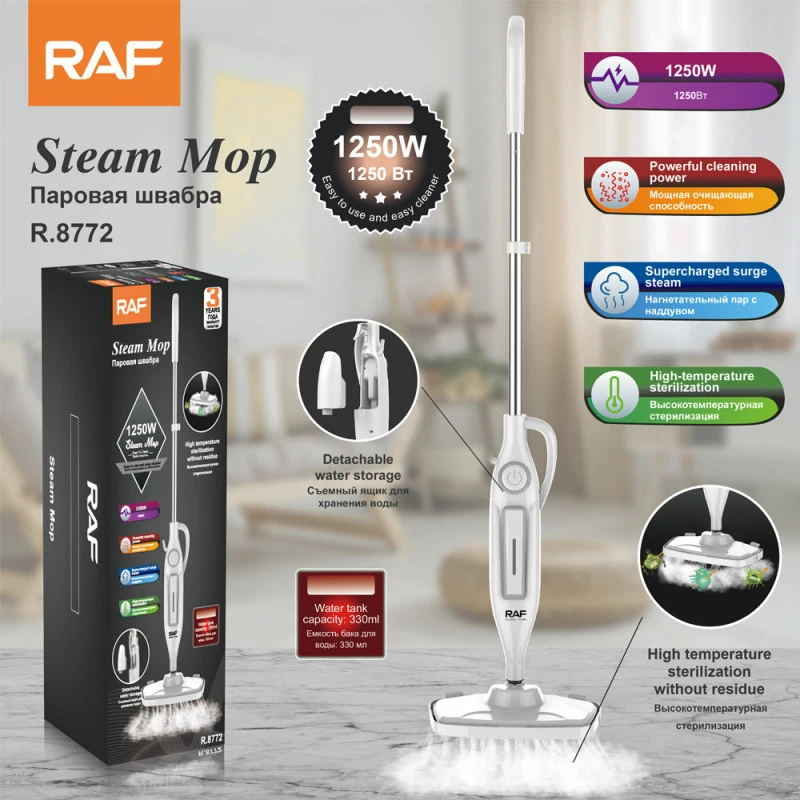 

RAFHousehold Handheld High-Power Portable Strong Suction Corded Steam Mop