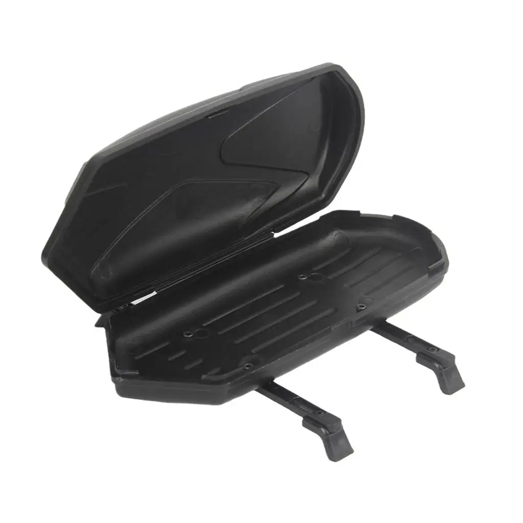 Upgrade RC Roof Trunk Luggage Suitcase Roof Luggage Box with Rail Store Decorative Pieces 1:12 for MN CC01 G500 Truck Modified