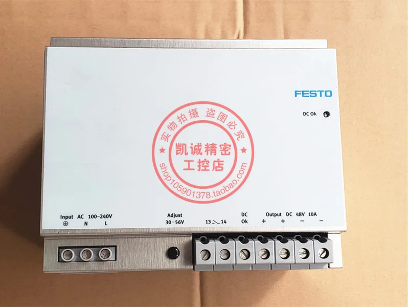 

Original Imported Festo FESTO Switch Power Supply CACN-3A-7-10 2247684 48VDC 10A