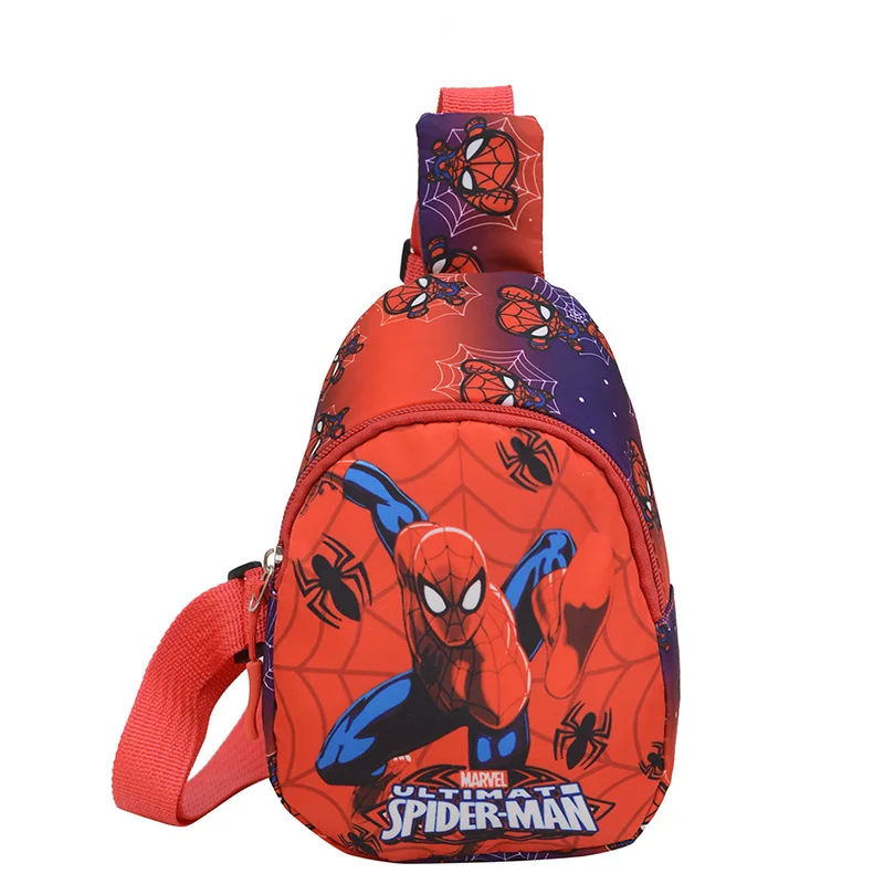 Cartoon Cartoon Children's Bag Spider-Man Shoulder Bag Boys Girls Preschool Travel Coin Crossbody Bag Birthday Gift