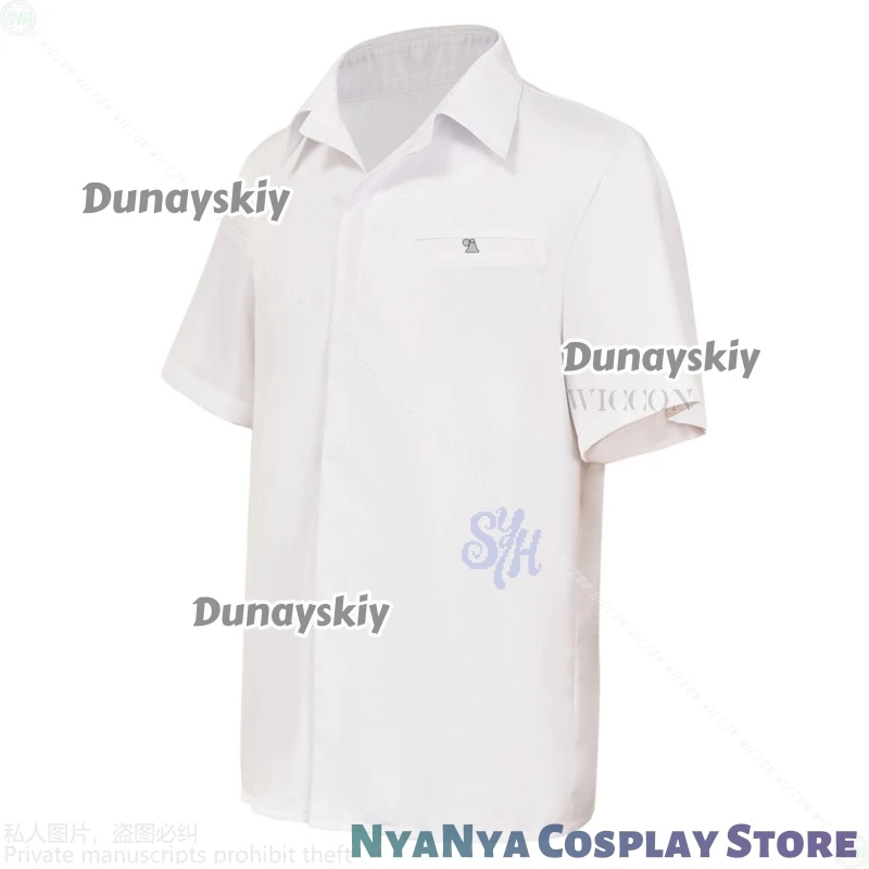 Anime The Summer Hikaru Died Cosplay Tsujinaka Yoshiki disfraz DK School Uniform Cat Kawaii Headwear Black Wigs Halloween Party