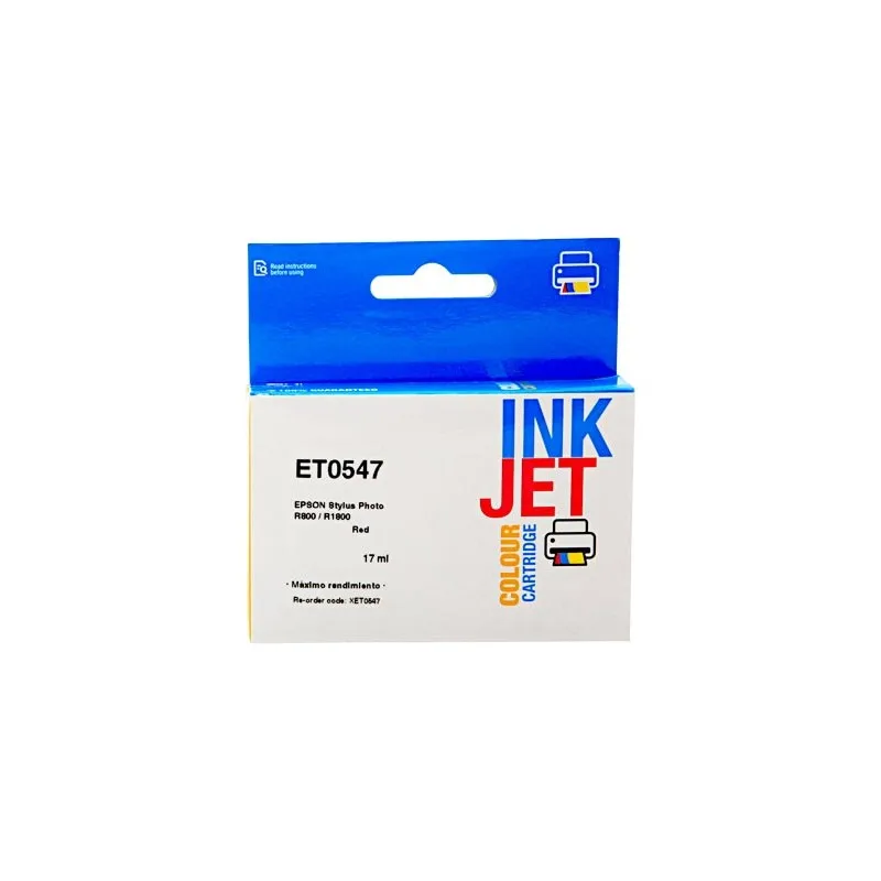 EPSON RED E547 alternative ink cartridge, replaces C13T05474010 XET0547C imprimirbien.com