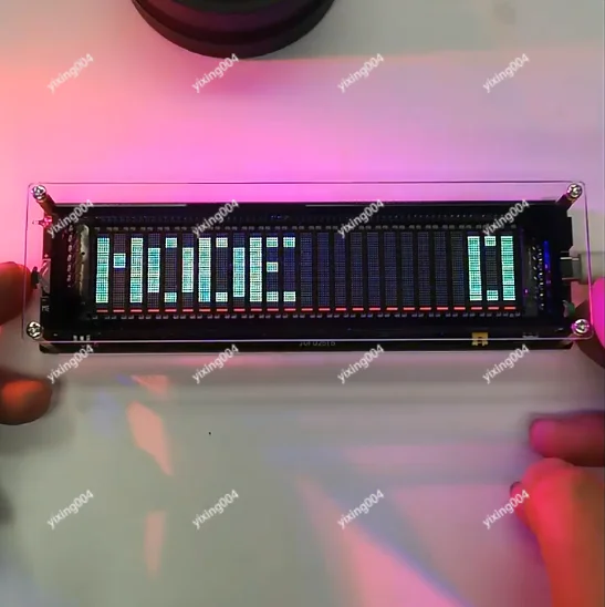VFD Audio Spectrum Analyzer Sound Control Speed Regulating VU Meter Module