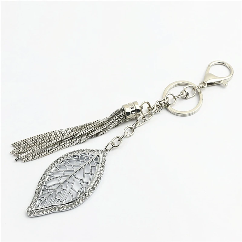 Metal Accessories Metal Jewelry Key Chain Leaf Pendant Small Hanging Ornaments Clothing Hardware Accessories