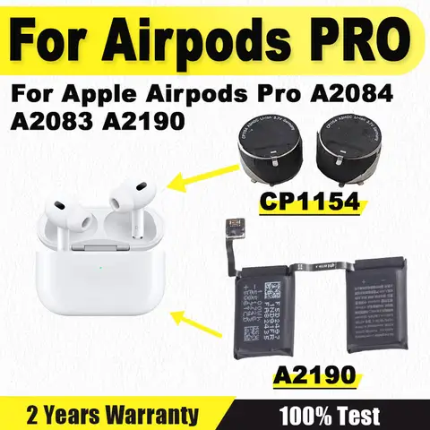 CP1154 3.7V Replace Battery For Apple Airpods PRO A2084 A2083 A2190 airpods pro air pods pro Replacement Batteries Batteria+Tool