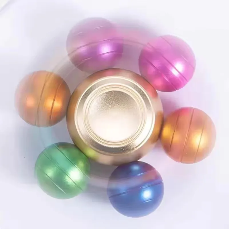 Divertente Spinner in Metallo, Giocattolo Antistress, Giroscopio da Dito, Gadget EDC, Giocattoli Anti-Ansia per Adulti