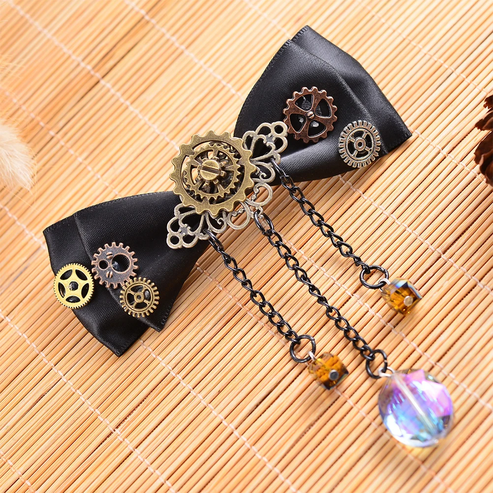 

Gear Duckbill Clip Bowknot Barrette Hair Accessories Elegant Hairpin For Wedding Party Photography Travel Daily Use Luxury