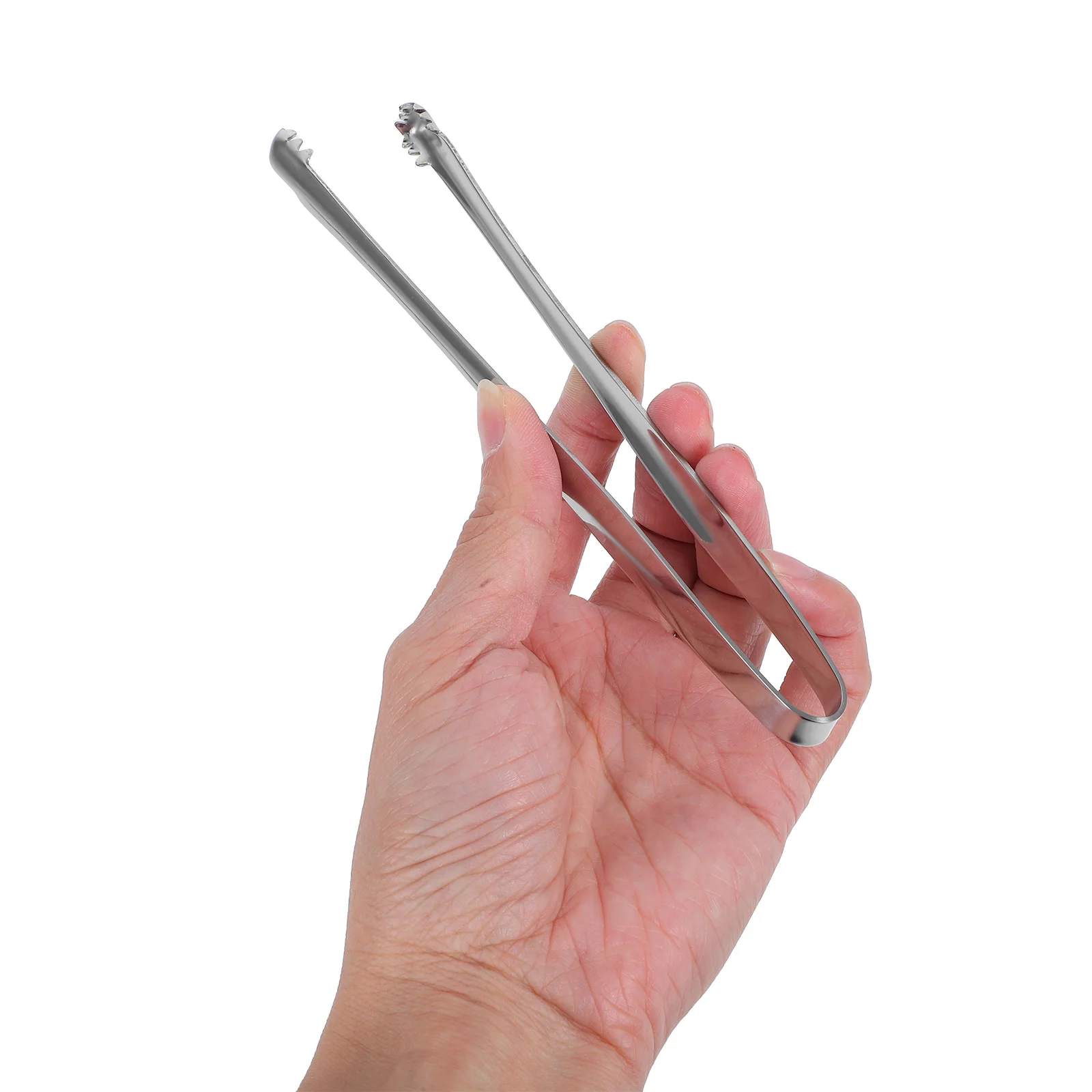 

Stainless Steel Ice Tongs Non-Slip Long Handle for Eggshell Sugar Cube Tea Bag Squeezing Kitchen Serving Tools Anti-Scalding