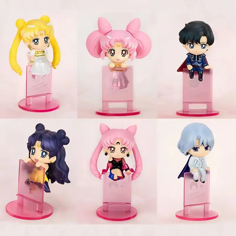 

New Product In Stock Anime Q-Version Beautiful Girl Blind Box Toy Cute Action Figure Desktop Ornament Surprise Gift For Fans