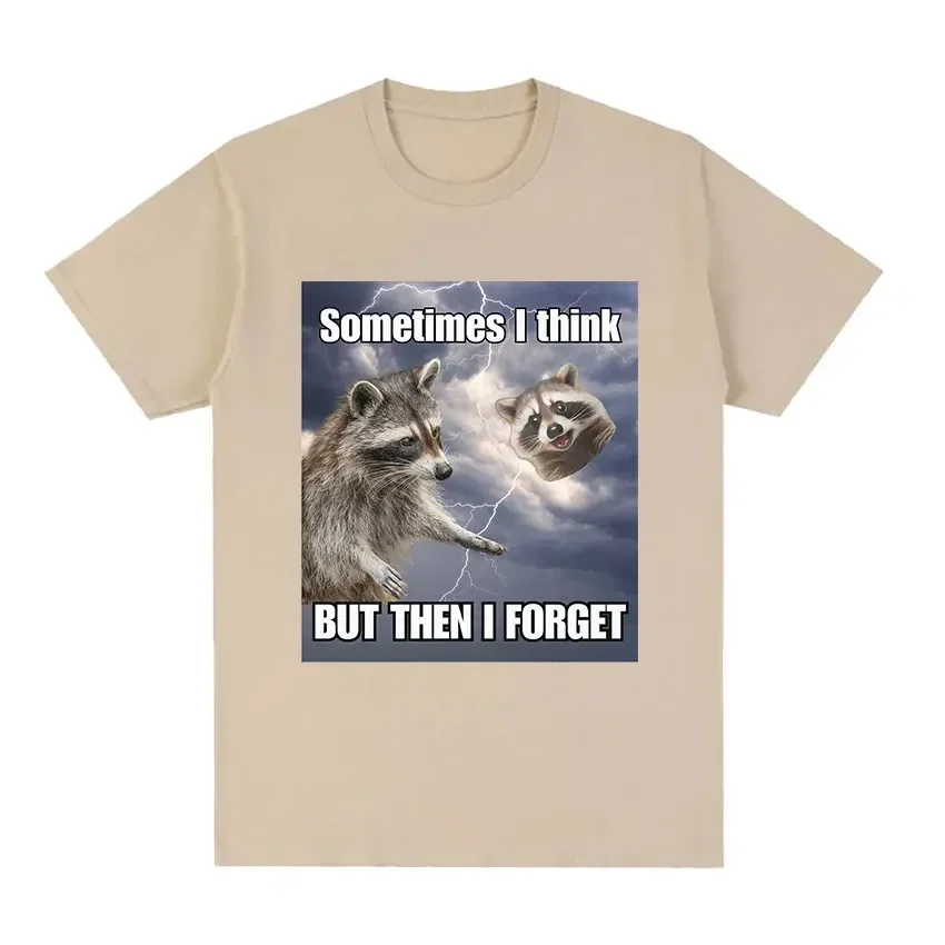 Funny Raccoon Opossum Graphic T Shirts Women Retro Fashion Short Sleeve T-Shirt Casual Tshirt Streetwear Graphic Tshirts Y2K Top