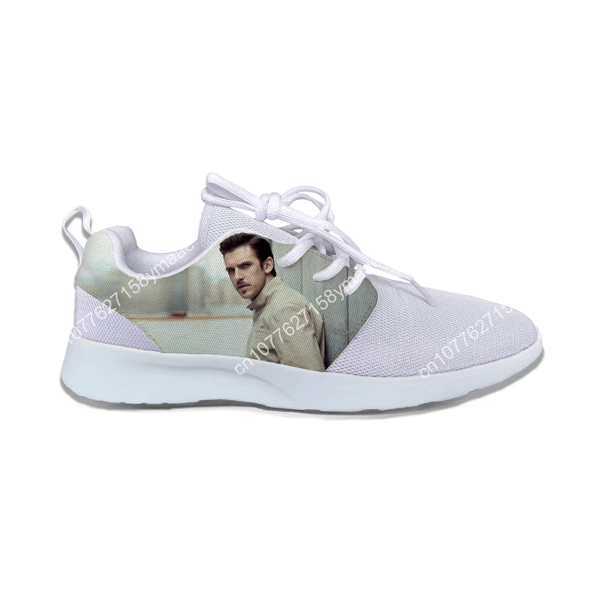 Hot Cool Pop Fashion Funny New Summer High Quality Sneakers Handiness Sports Shoes Men Women Dan Stevens Mesh Running Shoes
